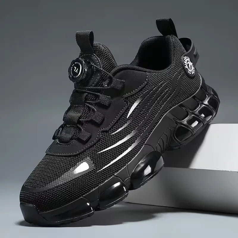 Men's Mesh Outdoor Casual Sneakers | Breathable Height-Increasing Walking & Hiking Shoes - Zenflow Active