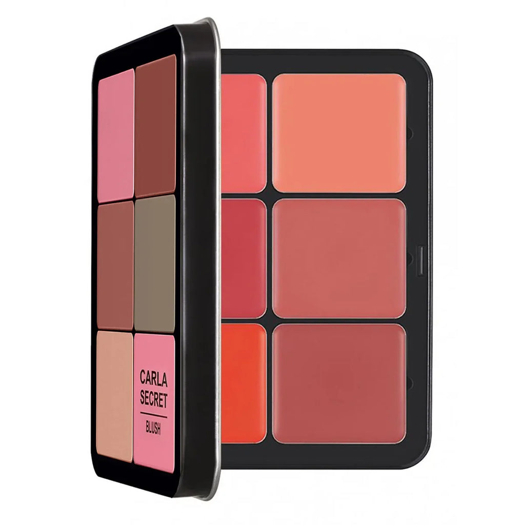 Iron Box Cream Blush & Concealer Palette – 12-Colour Matte & Pearlescent 2-in-1 - Zenflow Active
