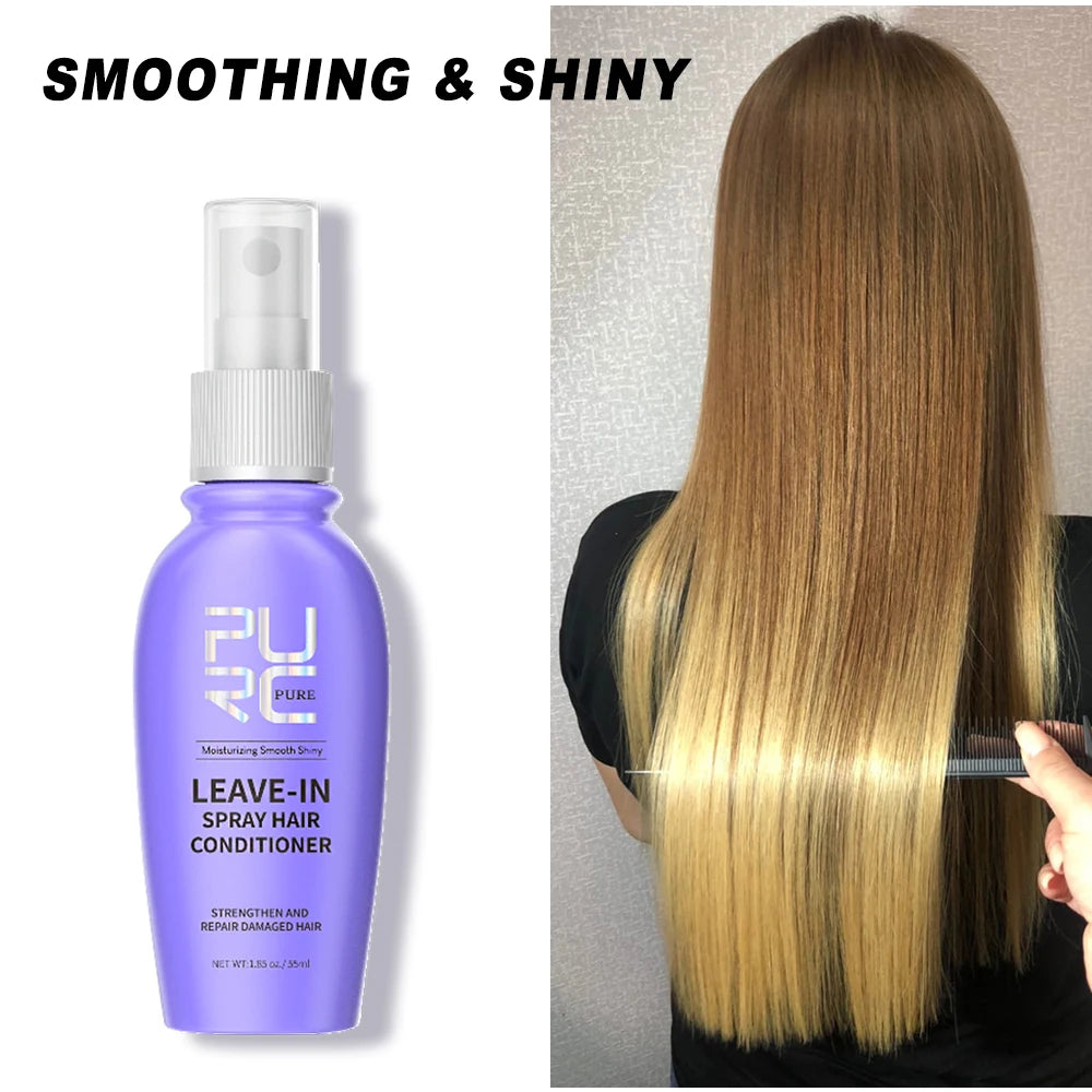 Leave-in Conditioner Coconut Oil Smoothing Spray - Zenflow Active