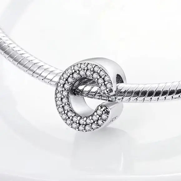 Charms Fit Original Bracelet A-Z Alphabet Charms Beads 925 Sterling Silver 26 Letters Charm for Women Girl DIY Fine Jewelry Gift - Zenflow Active