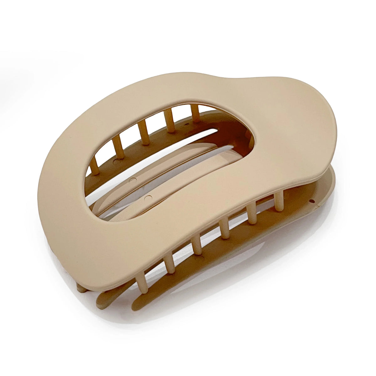 Oval Matte Hair Claw Clip | Leopard Print & Solid Acrylic Barrette — Single & Multi-Pack - Zenflow Active