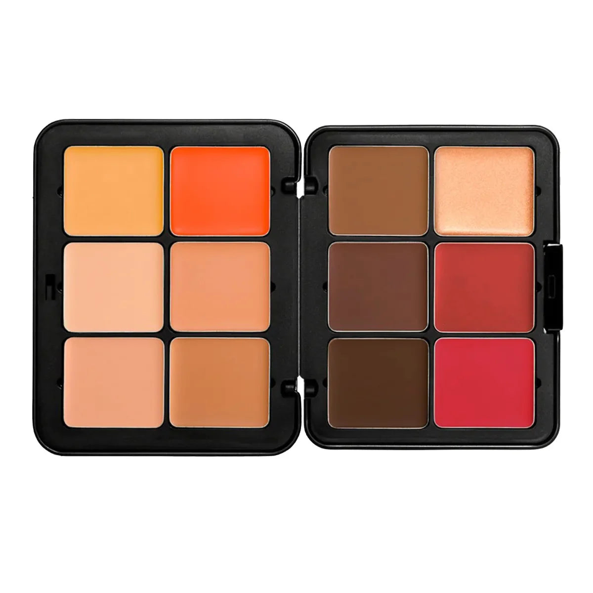 Iron Box Cream Blush & Concealer Palette – 12-Colour Matte & Pearlescent 2-in-1 - Zenflow Active