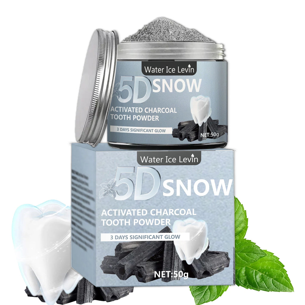 Bamboo Charcoal Teeth Whitening Powder - Zenflow Active