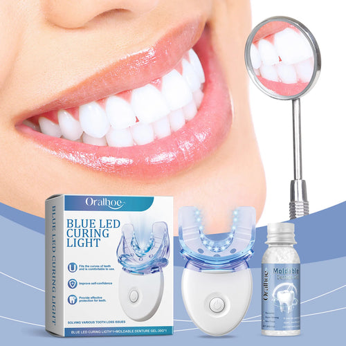 2 in 1 Teeth Whitening Kit with Blue LED Light - Zenflow Active
