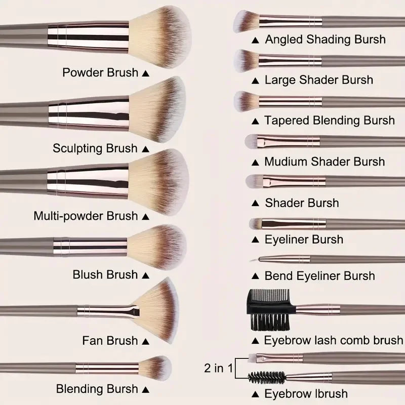10-20PCS Makeup Brush Set