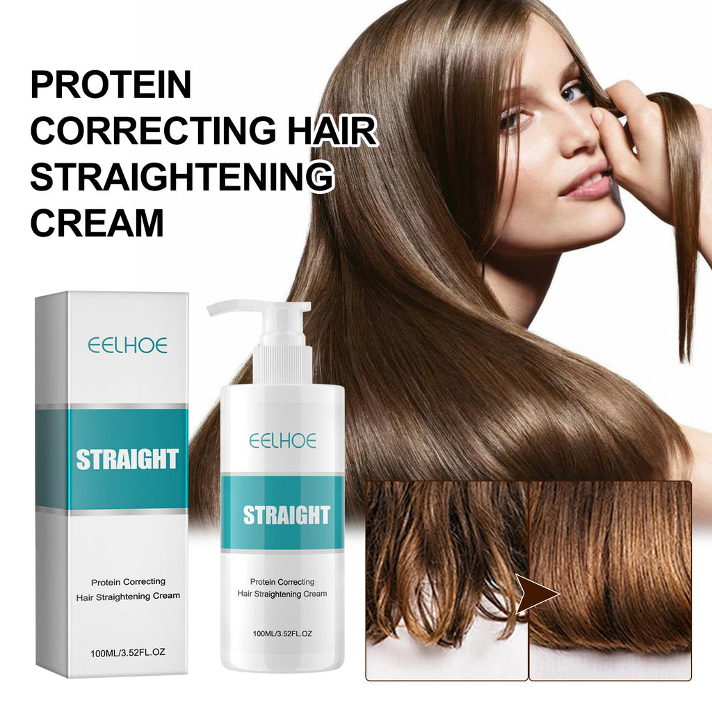 Keratin Hair Straightening Cream Hair Repair Conditioner - Zenflow Active