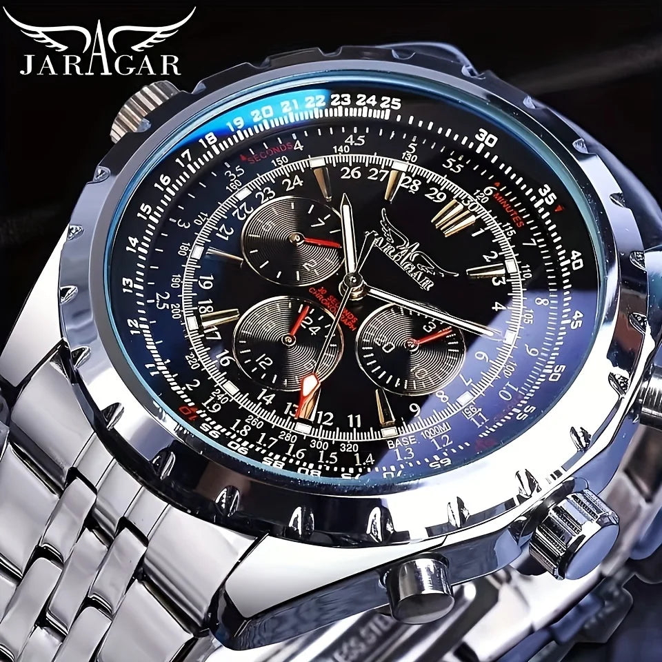 High-End Men's Watch Functionally Practical Mechanical Timepiece Made of Stainless Steel - Zenflow Active