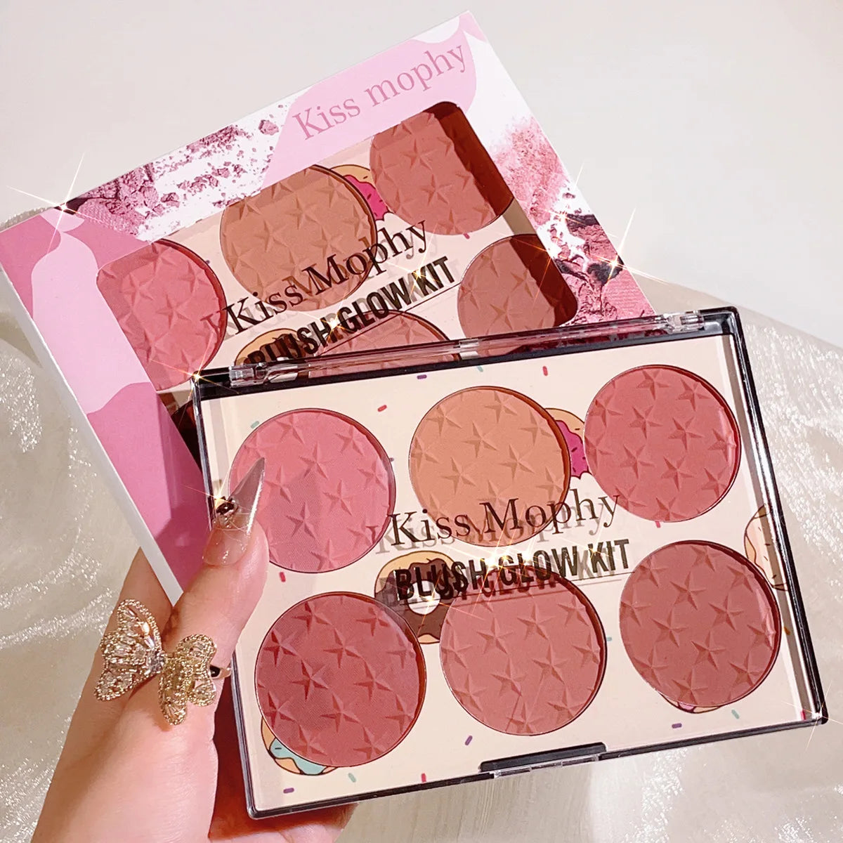 6-Color Blush Palette - Zenflow Active