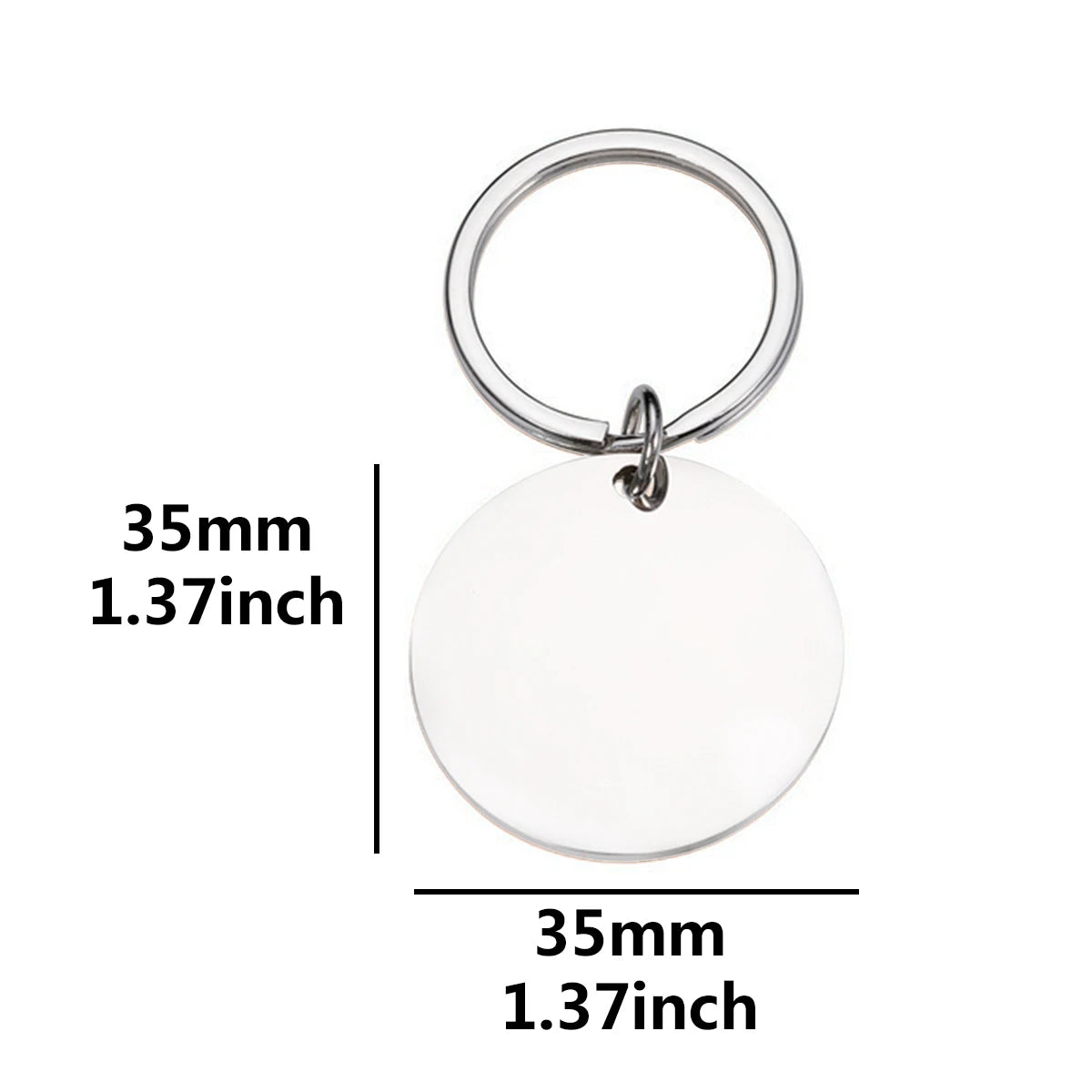 Custom Engraved Pet Dog Tag | Personalised Circular ID Tag with Name & Number - Zenflow Active