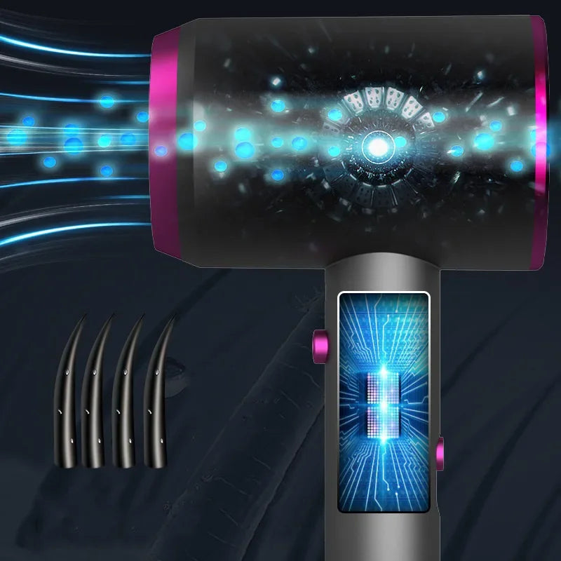 Professional Negative Ion Hair Dryer — High Speed, Low Noise, Dual Voltage - Zenflow Active