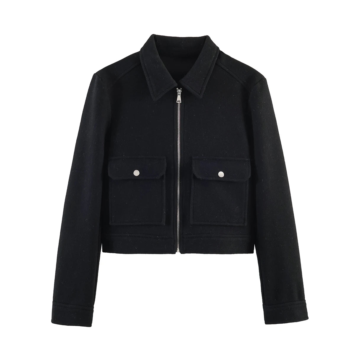 Women’s Loose-Fit Zip-Up Jacket with Pockets Zenflow Active