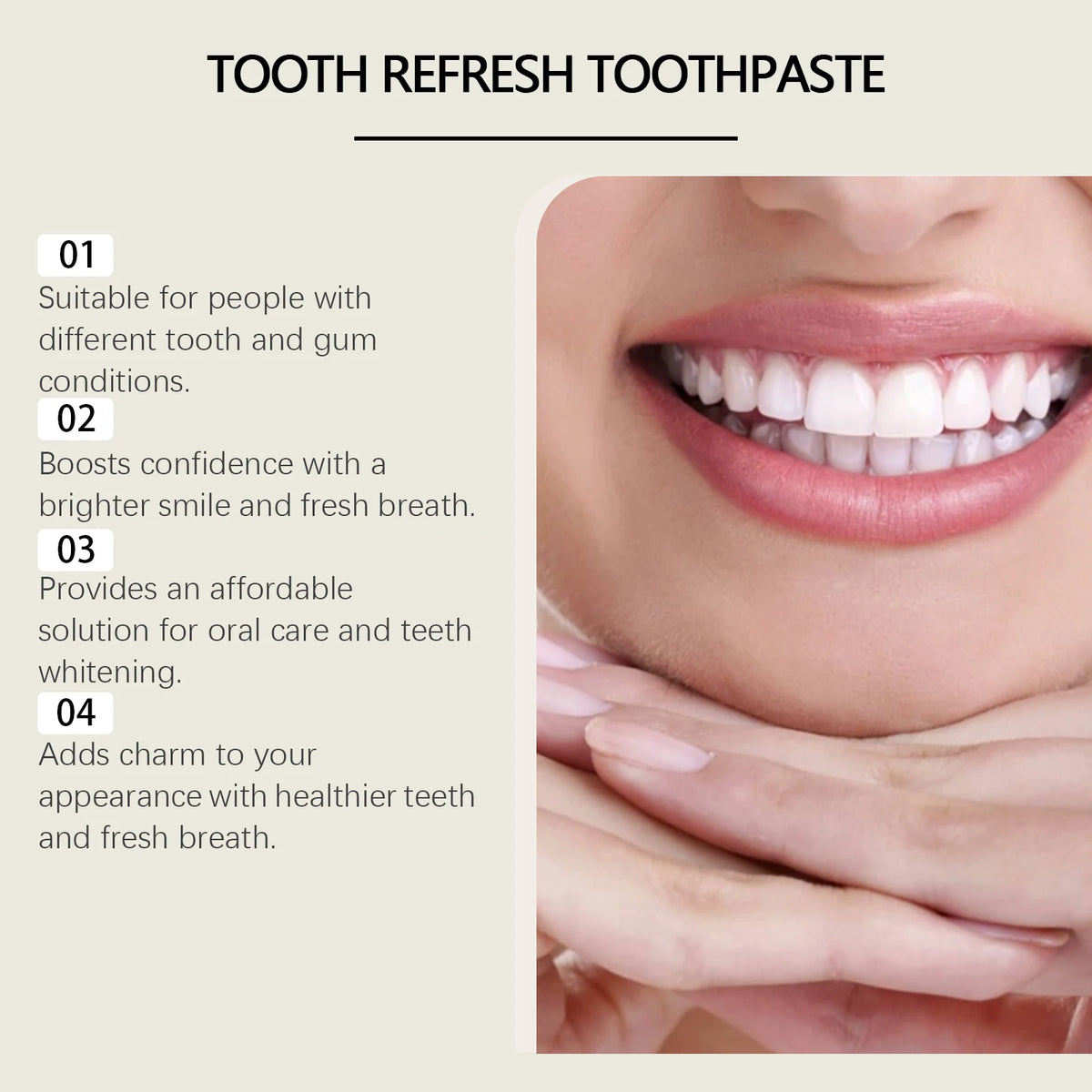 Natural Plant-Based Formula Teeth Whitening Toothpaste - Zenflow Active