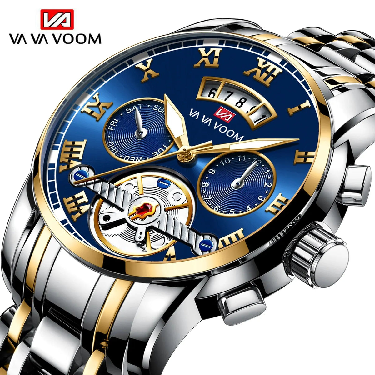 Relogio Masculino Top Brand Men's Luxury Watch Stainless Steel Luminescence Clock - Zenflow Active