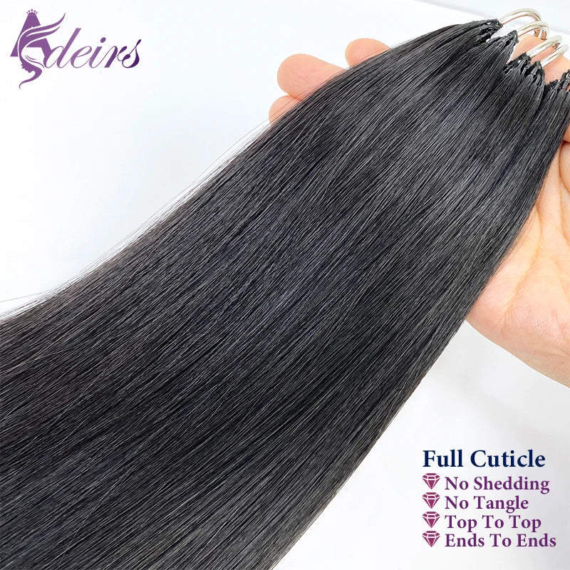 ADEIRS New Feather Hair Extensions 100% Human Hair Real Natural Hair Comfortable And Invisible Black Brown Blonde Straight - Zenflow Active