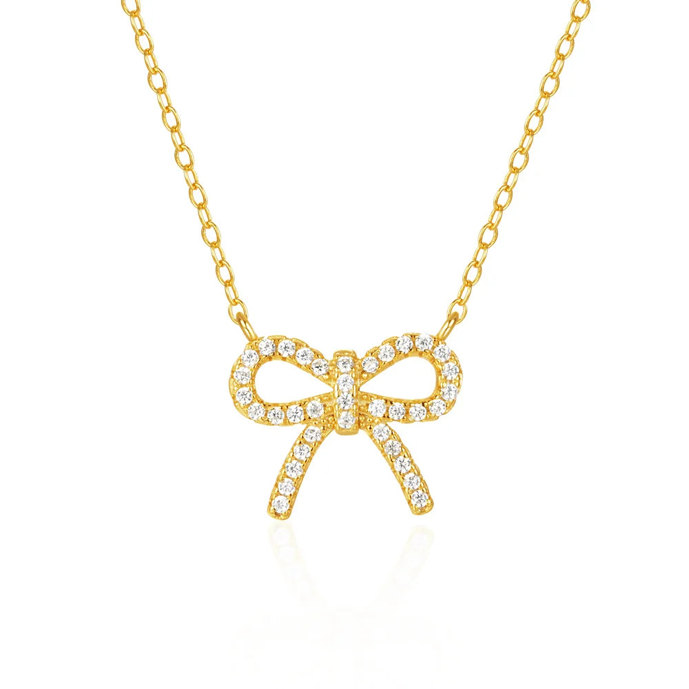 CANNER Crystal Zircon 925 Sterling Silver Necklace For Women Pendente Fine Jewellery Long Chain - Zenflow Active