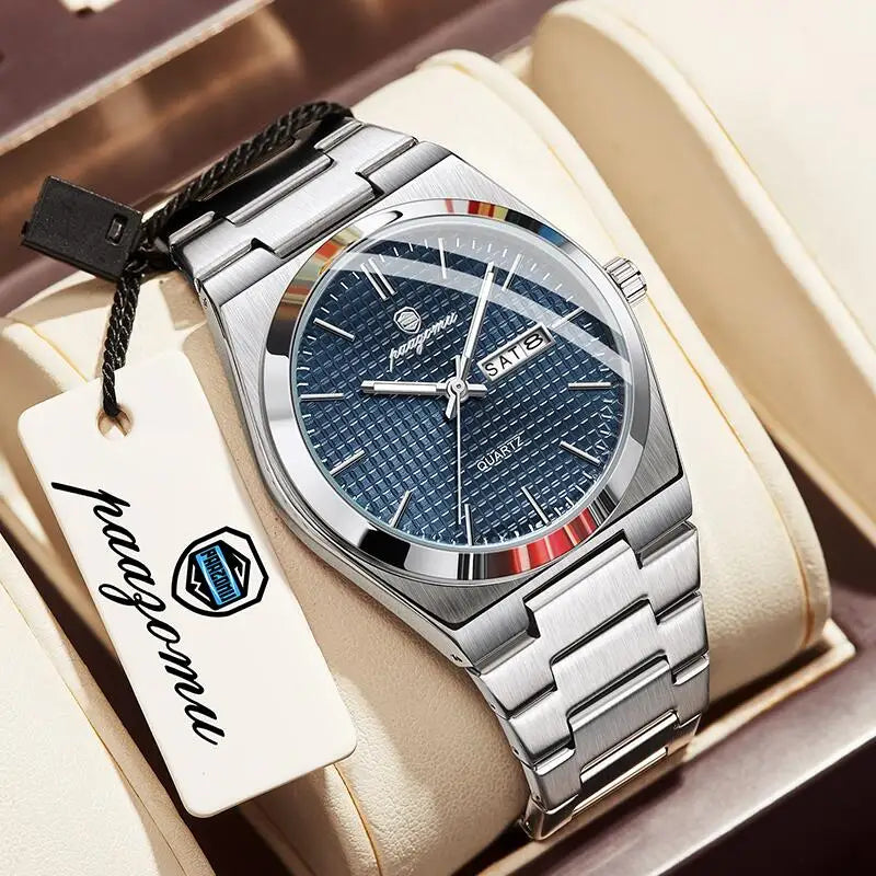PAAZOMU M821 Chronograph Men's Watch — Automatic, Luminous, Waterproof, 9 Colourways - Zenflow Active
