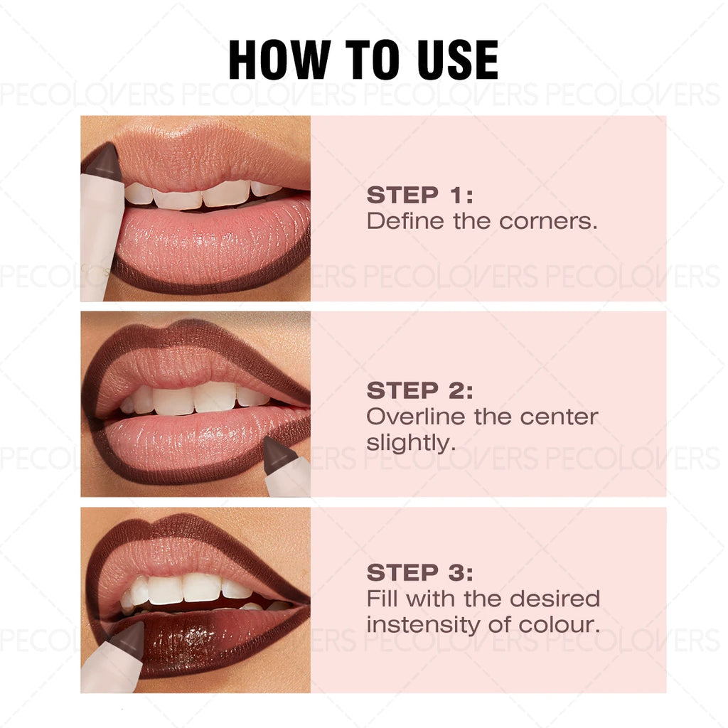 Lip Liner, Depicts Lip Contours, Plumps Lips - Zenflow Active