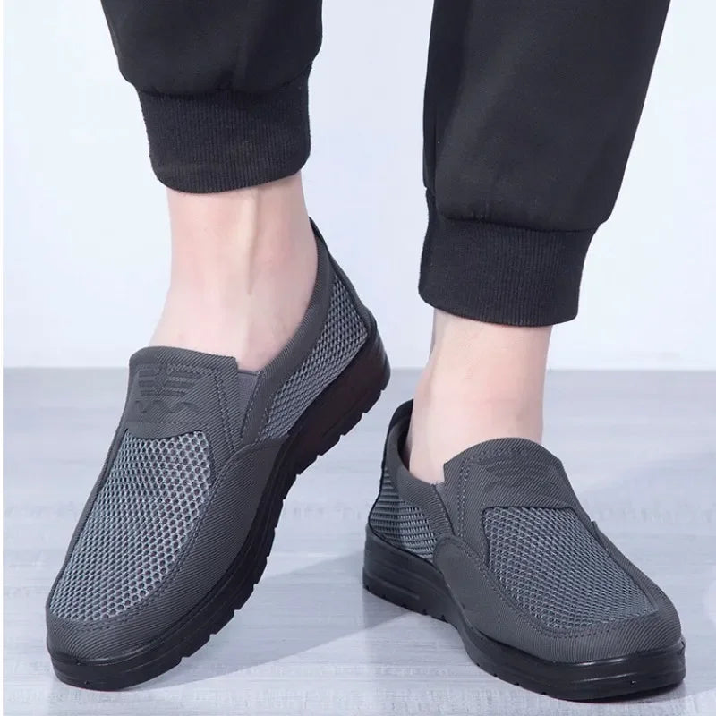 Men's Breathable Slip-On Casual Shoes | Lightweight Summer Loafers - Zenflow Active