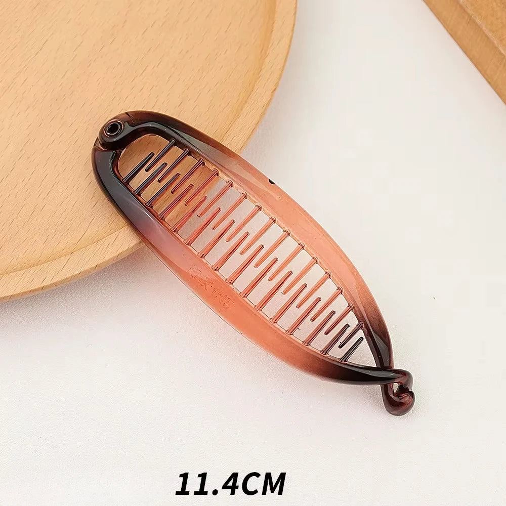 Matte Frosted Ponytail Banana Hair Clip - Zenflow Active