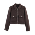 Women’s Loose-Fit Zip-Up Jacket with Pockets Zenflow Active