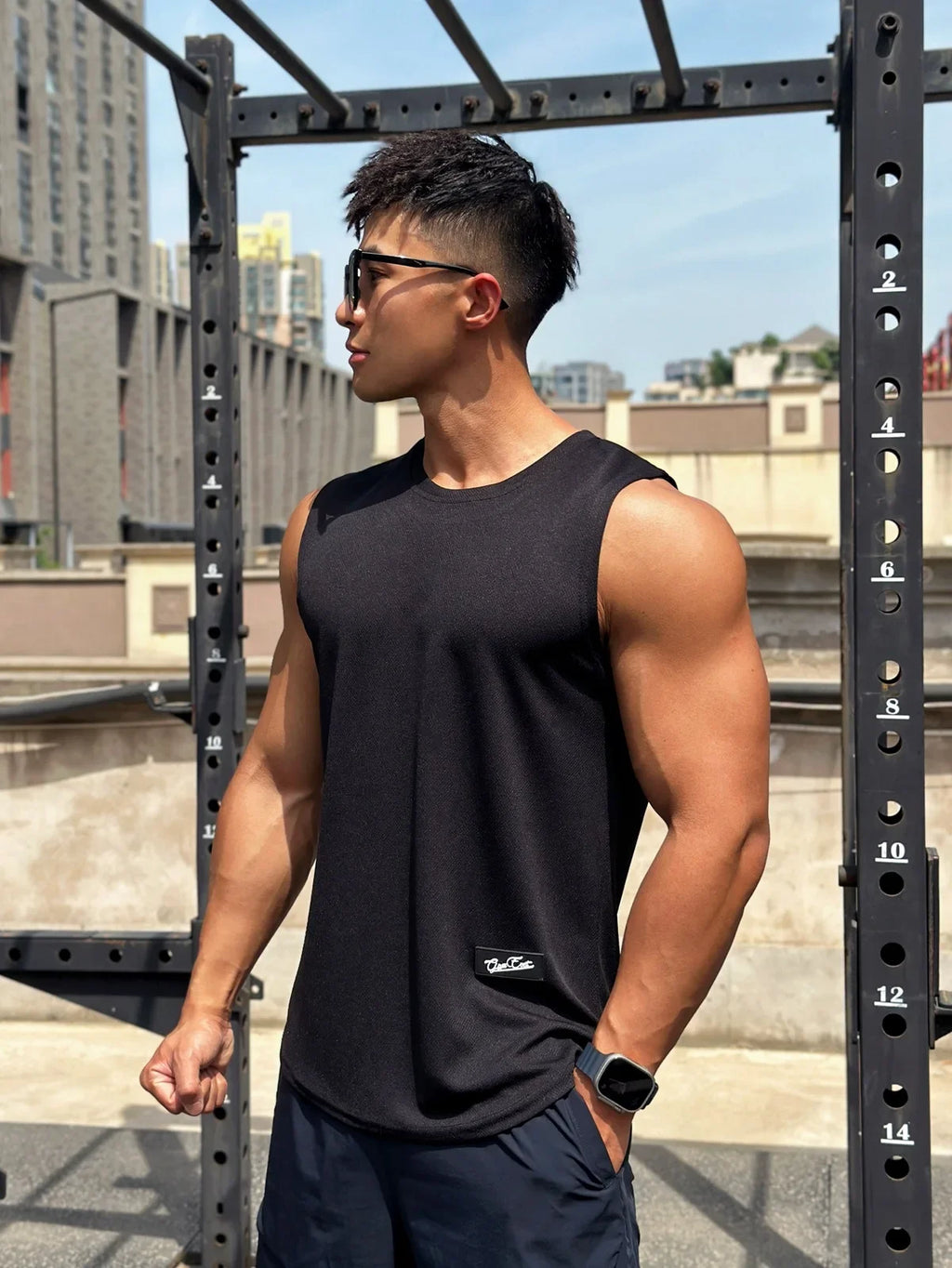 Men's Gym Tank top, Sleeveless Shirt, Breathable Sports Vest - Zenflow Active