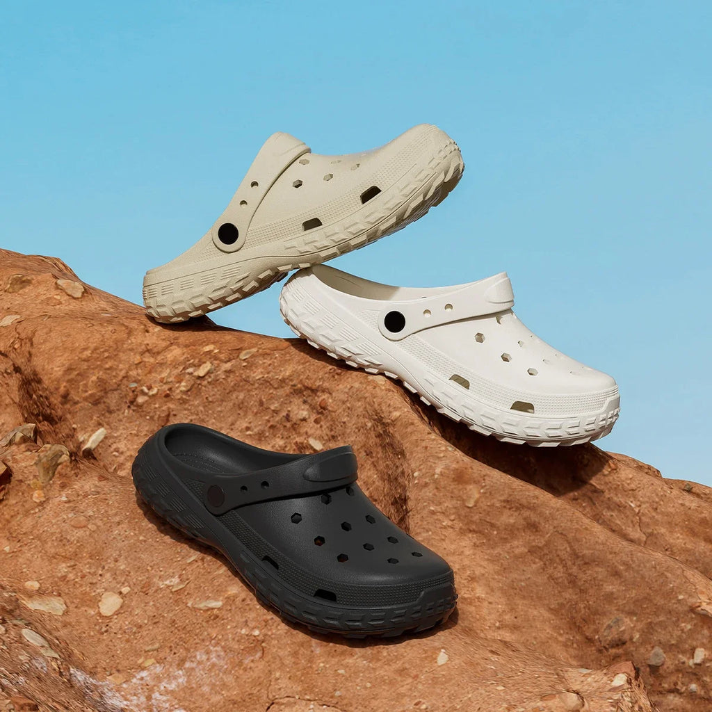 Unisex EVA Clogs & Sandals — Non-Slip, Thick Soft Sole, Closed Toe, Summer Beach Shoes - Zenflow Active