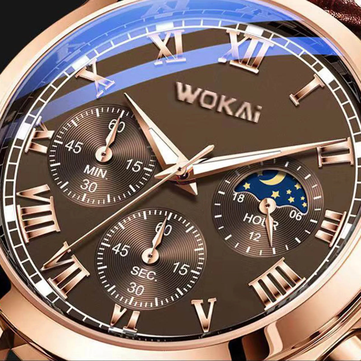 Men's Luxury Watch Business, PU Leather, Quartz Calendar Wristwatch Relogio Masculino - Zenflow Active