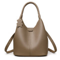 New Trendy Casual Soft PU Women's Handbags Solid Color Large Capacity Female Shoulder Bags Retro Tote Bags For Commute Shopping - Zenflow Active