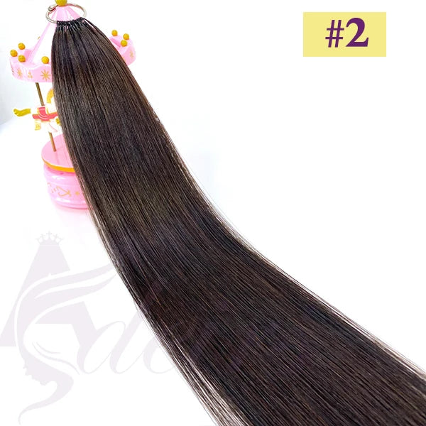 ADEIRS New Feather Hair Extensions 100% Human Hair Real Natural Hair Comfortable And Invisible Black Brown Blonde Straight - Zenflow Active