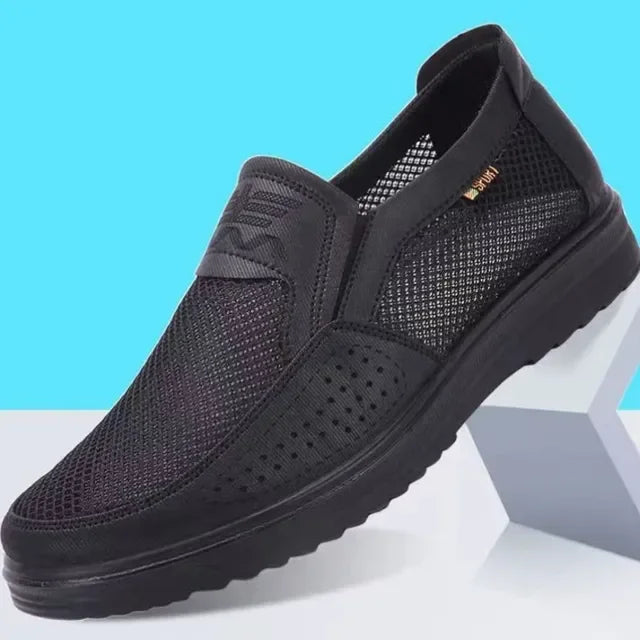 Men's Breathable Slip-On Casual Shoes | Lightweight Summer Loafers - Zenflow Active