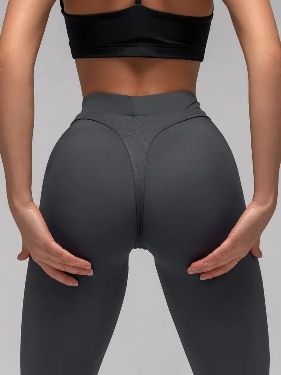 Women's High Waist Gym Leggings Butt Lift Fitness Pants Tummy Control Workout Yoga Tights - Zenflow Active