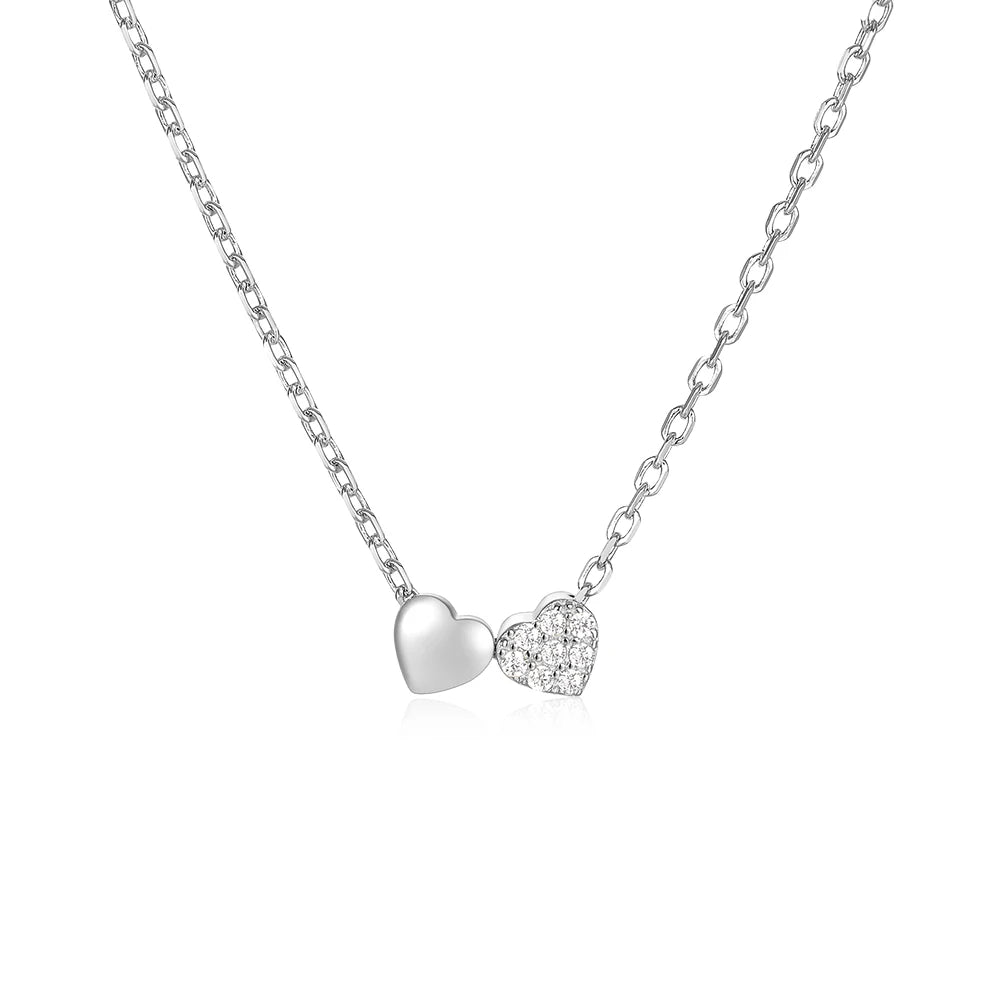 CANNER Crystal Zircon 925 Sterling Silver Necklace For Women Pendente Fine Jewellery Long Chain - Zenflow Active