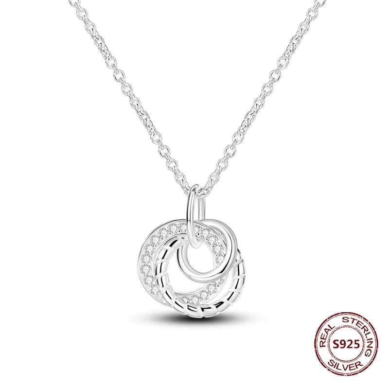 Butterfly Necklace 925 Sterling Silver Original Dragonfly Luminous Firefly Zircon Pendant Chain Link For Women Fine Jewelry Gift - Zenflow Active