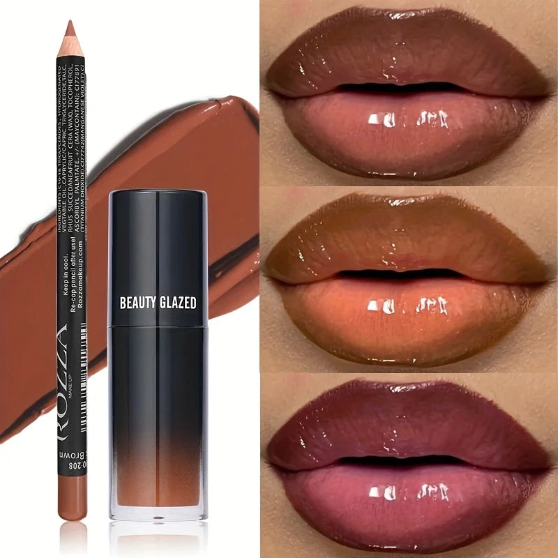 Smooth Lip Liner & Lip Oil Set Zenflow Active