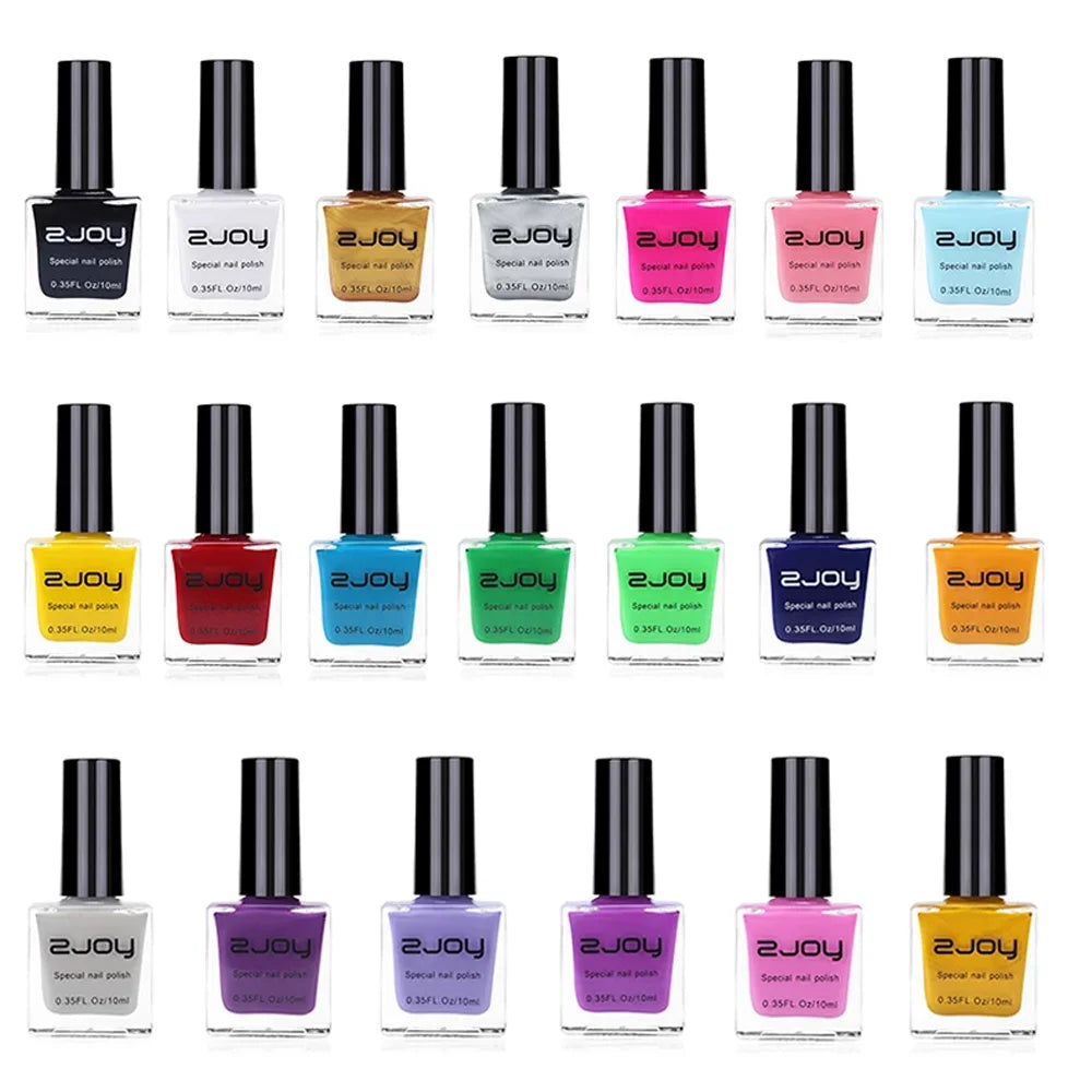 Nail Art Stamping Polish | UV LED Gel Stamping Varnish for Nail Printing – 10ml - Zenflow Active