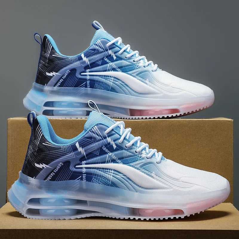 Men's Air-Cushion Basketball Shoes | Non-Slip Breathable Outdoor Trainers - Zenflow Active