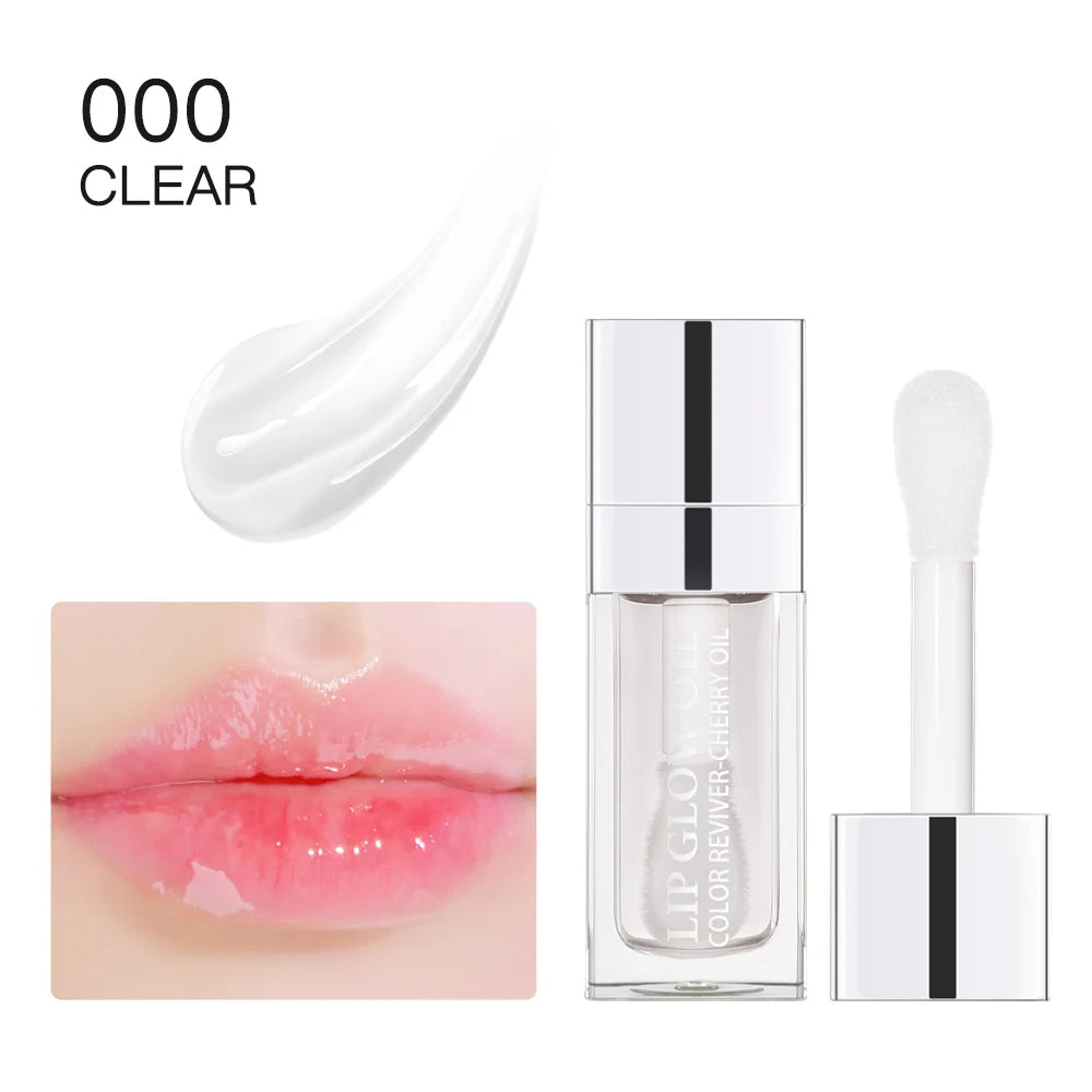 Crystal Jelly Lip Glow Oil — Hydrating & Plumping Tinted Treatment - Zenflow Active