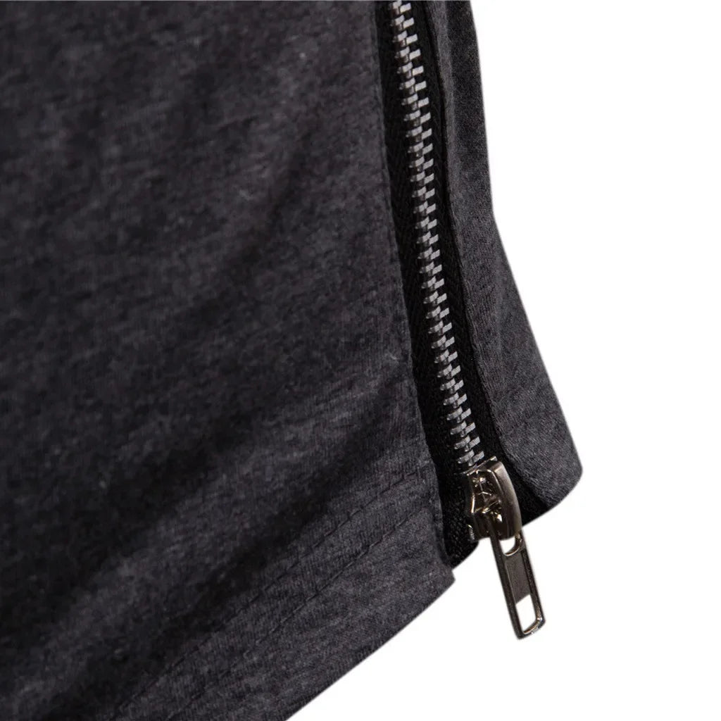Men's Short Sleeve Hoodie with Face Mask | Gym Sweatshirt - Zenflow Active