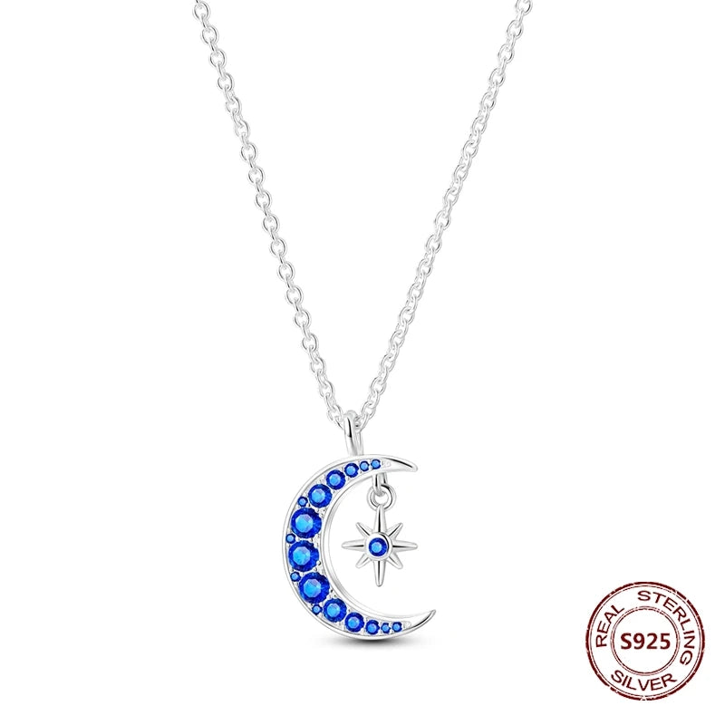 Butterfly Necklace 925 Sterling Silver Original Dragonfly Luminous Firefly Zircon Pendant Chain Link For Women Fine Jewelry Gift - Zenflow Active