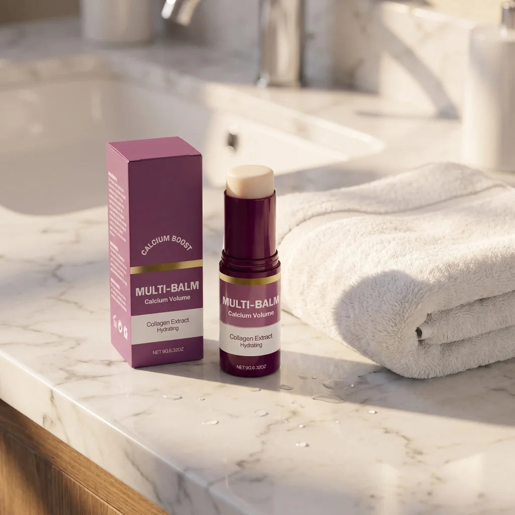 Collagen Multi Balm Stick, Hydrating Face & Neck Moisturiser - Zenflow Active