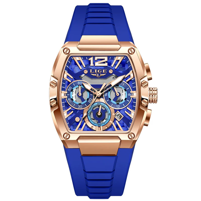 LIGE Men's Chronograph Sports Watch - Zenflow Active