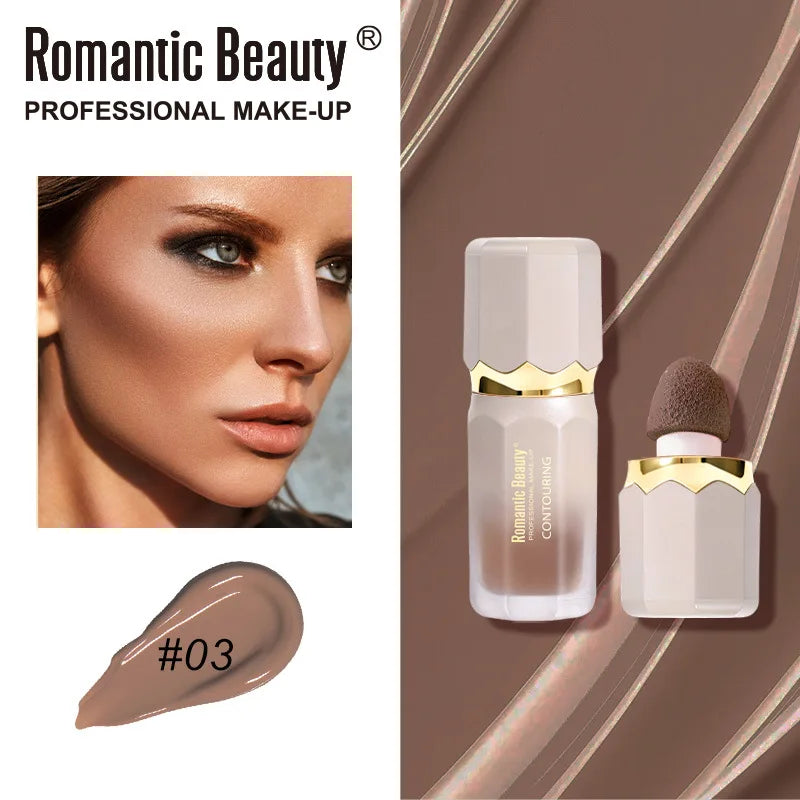 Liquid Matte Contour Stick – 3D Highlight, Bronzer & Nose Shadow for a Sculpted Finish - Zenflow Active