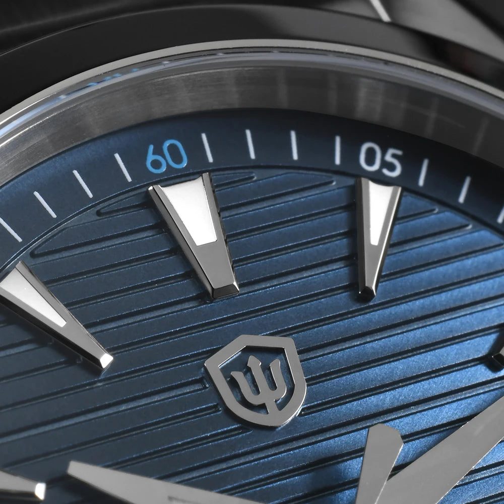 Watchdives WD0006 38mm Vintage Watch — VH31 Sweep Movement, Sapphire Crystal, BGW9 Luminous, 10 Bar - Zenflow Active
