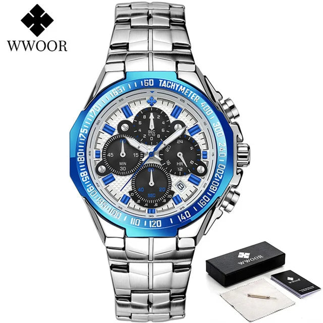 Relogio Masculino Men's 2026 Wrist Watch Chronograph Wristwatch - Zenflow Active