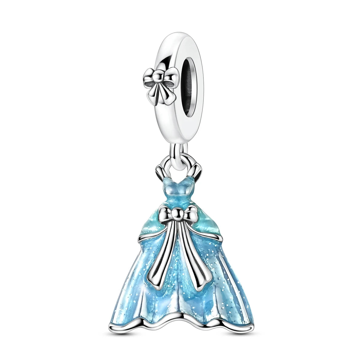 Charms Original 925 Silver Blue Beads Fit Bracelet Pendant Diy For Woman Fine Jewelry - Zenflow Active