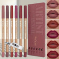 6PCS/SET Lip Makeup Set: 6 matte lip liners + 1 pencil sharpener - Zenflow Active