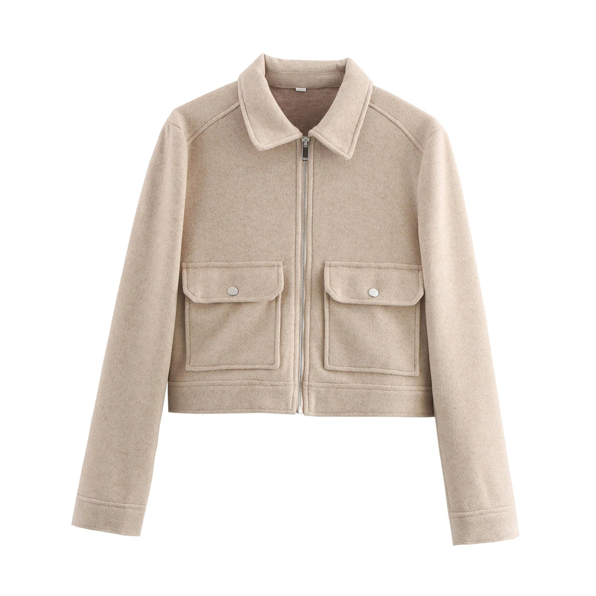 Women’s Loose-Fit Zip-Up Jacket with Pockets Zenflow Active