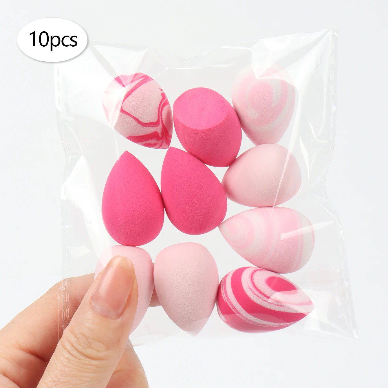 10/20/30/50/100Pcs Mini Makeup Sponges, Expand When Exposed to Water, Can Be Used Both Wet and Dry, Suitable for All Skin Types