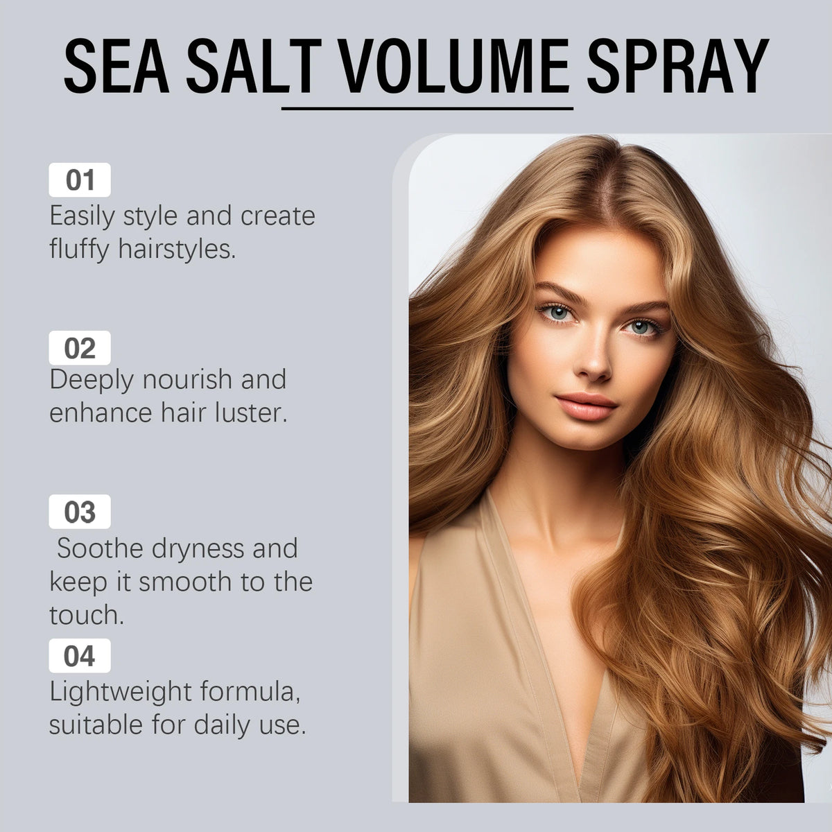 Sea Salt Hair Spray For Volume & Texture - Zenflow Active