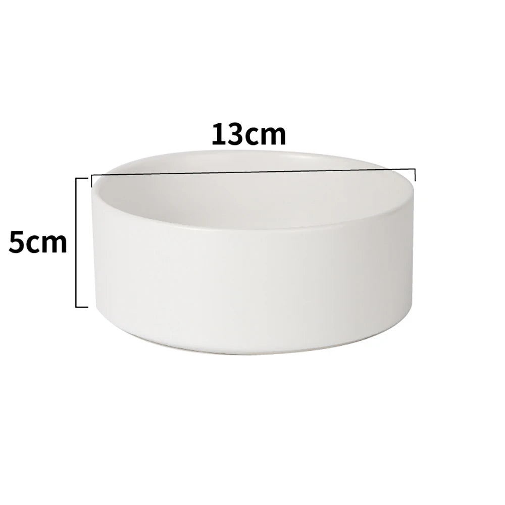 Personalised Ceramic Pet Bowl with Wooden Stand | Custom Name Bowl for Cats & Dogs - Zenflow Active